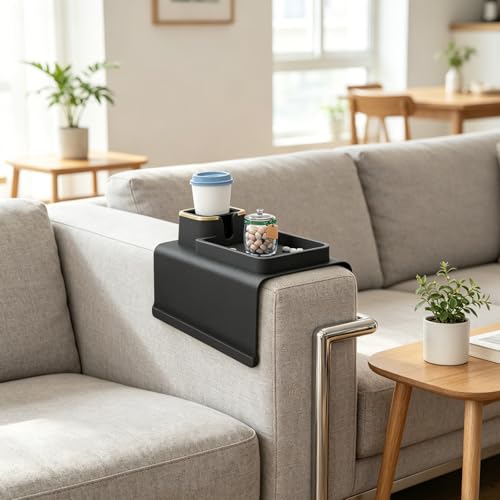 Porte-gobelet pour canapé idéal pour les fauteuils sans table basse proche