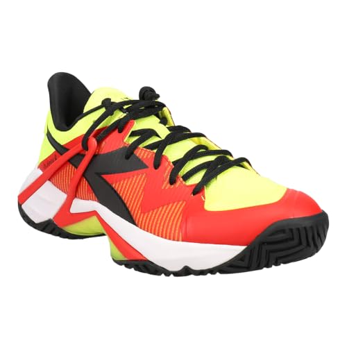 Image of Diadora Mens B.Icon 2 Ag Tennis Sneakers Shoes - Red, Yellow
