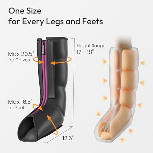 QUINEAR Heated Leg Compression Massager for Circulation FSA HSA - image 5
