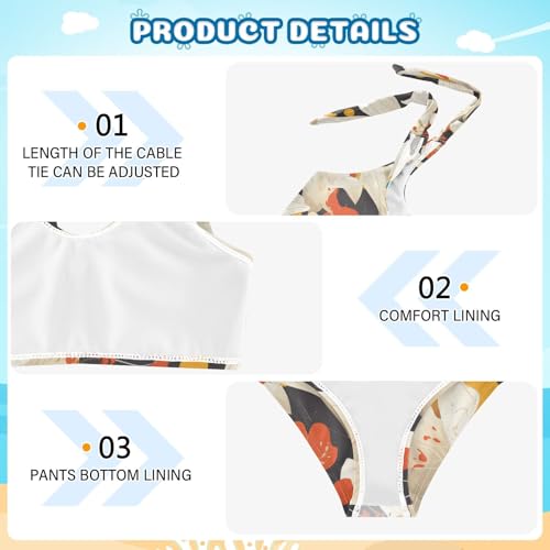 KLL Mardi Gra with French Lily Girls Bikini Sets 2 Piece Cute Swimsuit Beach Swimwear Bathing Suit4