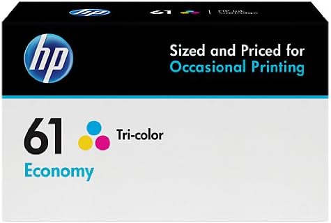 HP 61 | Ink Cartridge | Tri-color | Economy Size | B3B08AN | DISCONTINUED BY MANUFACTURER