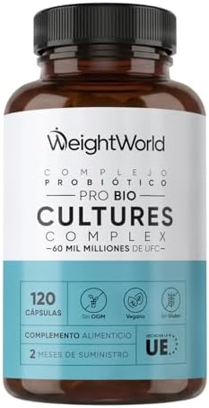 Probióticos y Prebióticos Intestinales con 20 Cepas Bacterianas -...