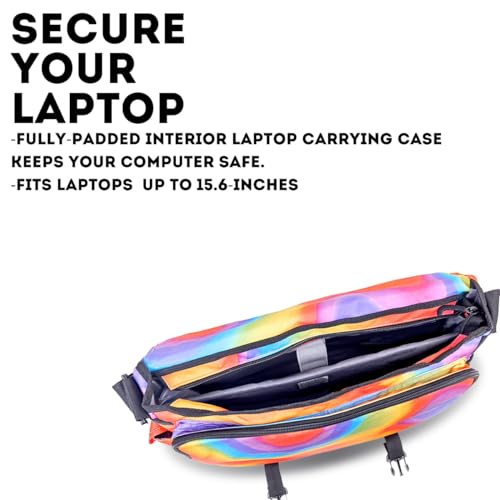 Image of J World New York Thomas Laptop Messenger Bag for Women & Men. Kids Computer Bookbag