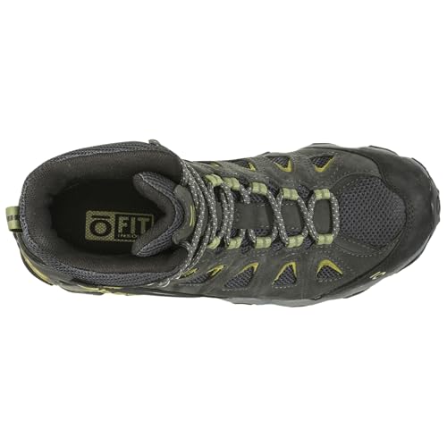 Oboz Sawtooth II Mid B-Dry Hiking Boot - Men's Dark Shadow/Woodbine Green 9.5 - Thumbnail 4