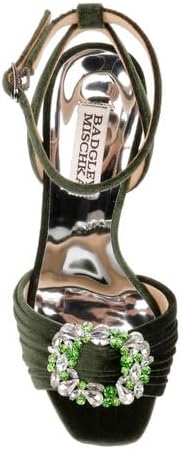 Badgley Mischka Women's Nixie Peep Toe Stiletto Sandal Heeled - Image 6