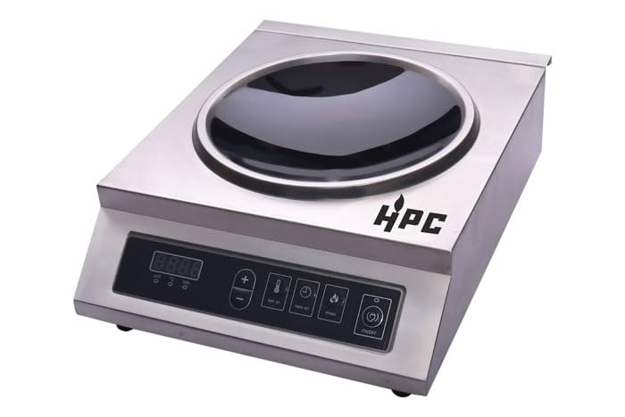 HPC Commercial Induction Cooker 2000W with Stainless Steel Body (3.5 kw curve)-image-8