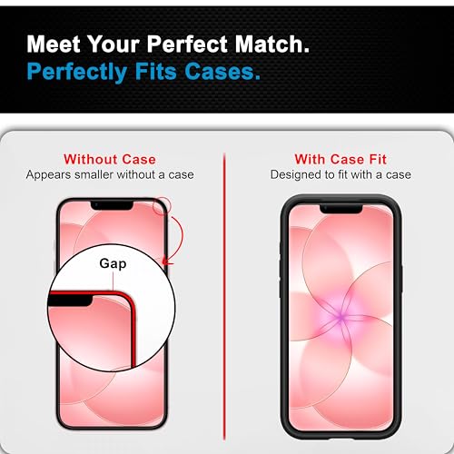 Image of CEDO Magic Box Tempered Glass for iPhone 16e / iPhone17e | Dust & Bublle Free Installation Screen Protector with auto Alignment Tool | HD Clear Quality Tempered Glass with Easy Installation Kit (Black)
