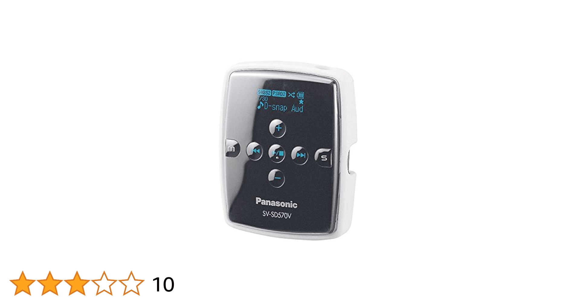 美品❗Panasonic SV-SD570V SDオーディオプレーヤー シルバー Amazon | Panasonic SDオーディオプレーヤー海外対応FMステレオ