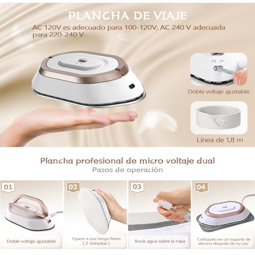 La mejor selección de Planchas de viaje los mejores 10. 30 Imagen adicional