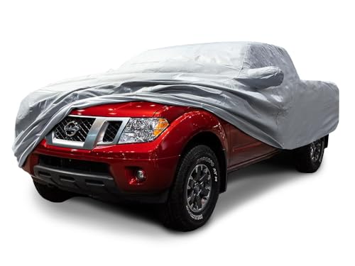 CarsCover Custom Fits for 2005-2021 Nissan Frontier Crew Cab 4.75ft Bed Box Truck Car Cover Heavy Duty All Weatherproof Ultrashield