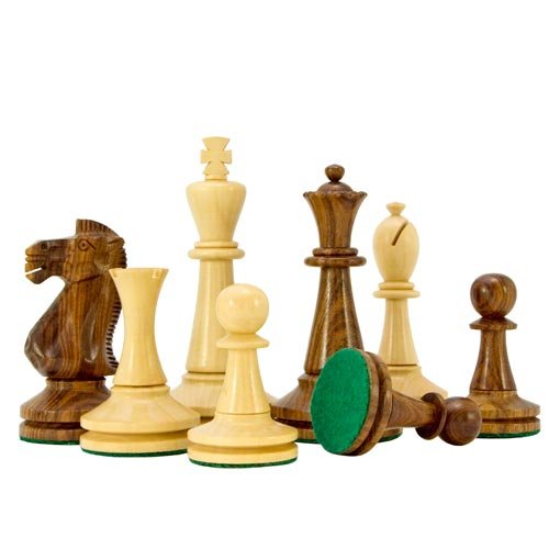 The Regency Chess Company Blackmore seria Sheesham figurki szachowe z deską orzechową 60 cm