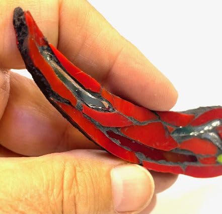 Miniatura 9 de Hot Red Chili Pepper Mosaic Fridge MAGNET Artwork 5" by artist MosaicsByKarla