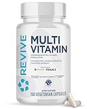 Revive MD Multi-Vitamin Supplement for Men & Women – Daily Multivitamin Supports Energy, Immunity & Overall Health with Essential Vitamins, NAC, Zinc, Magnesium & More (150 Capsules, 30 Servings)