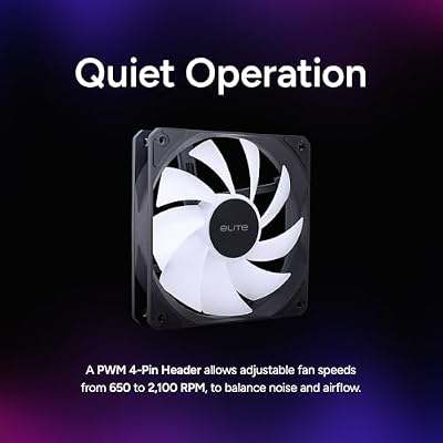 Cooler Master Elite Liquid 360 CPU AIO Cooler 360mm Radiator, 3x ARGB PWM Fans, Dual-Chamber Pump Design, Ultra-Quiet High-Performance Cooling, AMD AM5/AM4 & Intel LGA 1851/1700, Black
