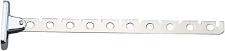 TOYANDONA Appendiabiti da Parete Appendiabiti Pieghevole Pieghevole in Acciaio Inox Appendiabiti Organizzatore Armadio per Asciugamano Sciarpa Cappello Accappatoio 36. 5 Cm (10 Fori)