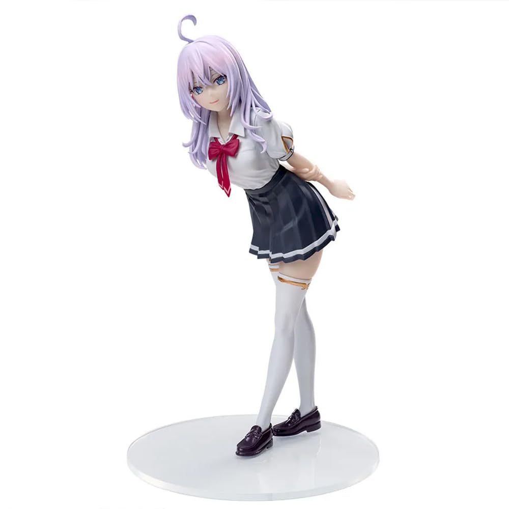 DEXSHUN 3pcs Alisa Mikhailova Kujou Figura Anime Figuras Lindo Personaje Alisa Estatua PVC Modelo Adornos de Escritorio