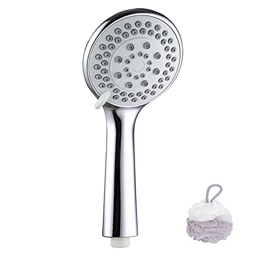 Pommeau de douche portable haute pression avec boule de douche, 5 modes de douche, puissant pressurisation, matériau ABS, bec en silicone Cover