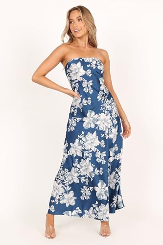 Image of Petal & Pup Women's Gemma Strapless Maxi Dress