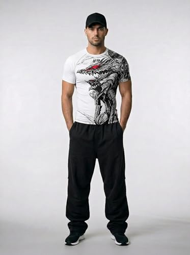 Image of AKIBA Half Sleeve Skins Performance Fit Compression for MMA, BJJ Rash Guard,Gym, Running, Cycling