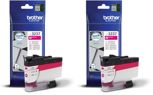 Brother LC3237M Magenta lot de 2 pour des impressions nettes de 1500 pages