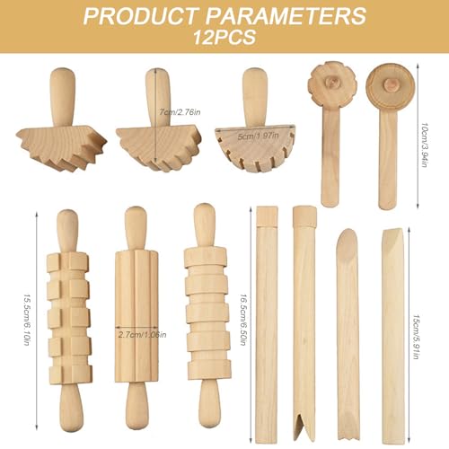 Jouet pour enfants d'âge préscolaire : kit de motricité fine en bois 12 pcs