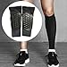 Aymzbd Soccer Shin Guards Football Leg Sleeves for Adults Stretch Leg Cover Calf Protection for Running Outdoor Sports Basketball, M