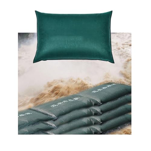 Sacs de sable sans sable pour protéger la maison et le garage des fortes pluies d'été