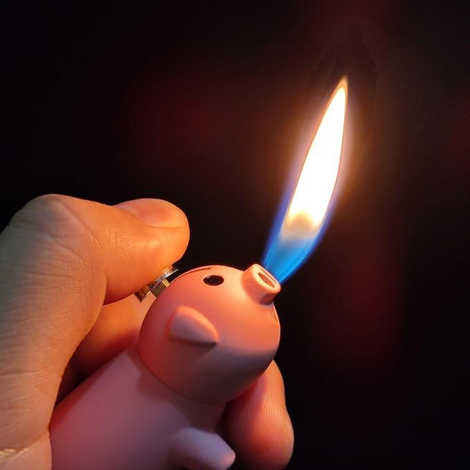 Encendedor Bsdurable de llama suave color rosa miniatura 7