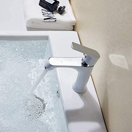 Robinet mitigeur de cuisine en laiton avec levier unique fluide