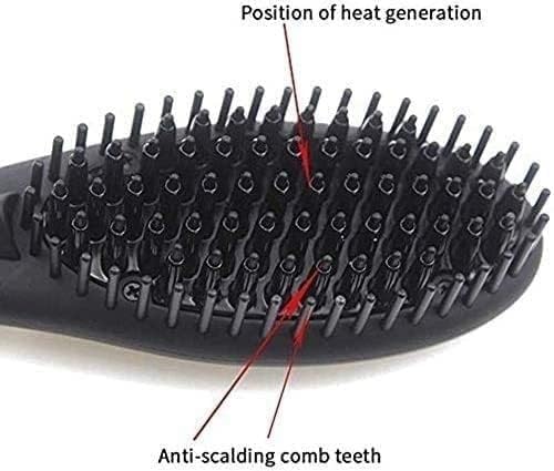 Plancha para el Cabello Ionic Hair Straightener Comb con Recubrimiento de Nano Titanio, Cepillo y Plancha para Alisado con Placas Cerámicas, Herramientas Profesionales para Estilizado miniatura 2