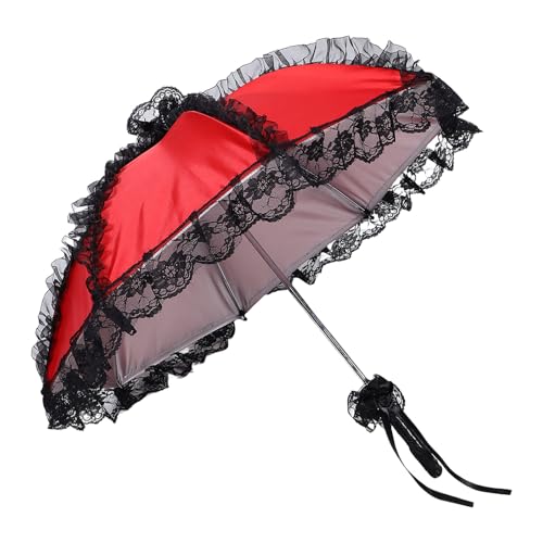 Parapluie mariage en tissu et fer léger pour éviter les photos surexposées