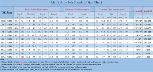 Mens 3 Pieces Suit 2 Bottons Blazer Business Wedding Jacket Vest Pants Tuxedo Set4