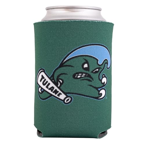 Desert Cactus Tulane University Can Insulator Green Wave Beverage Cooler 1 Pack Foam 12oz Can Holder Single Sided (Design A)