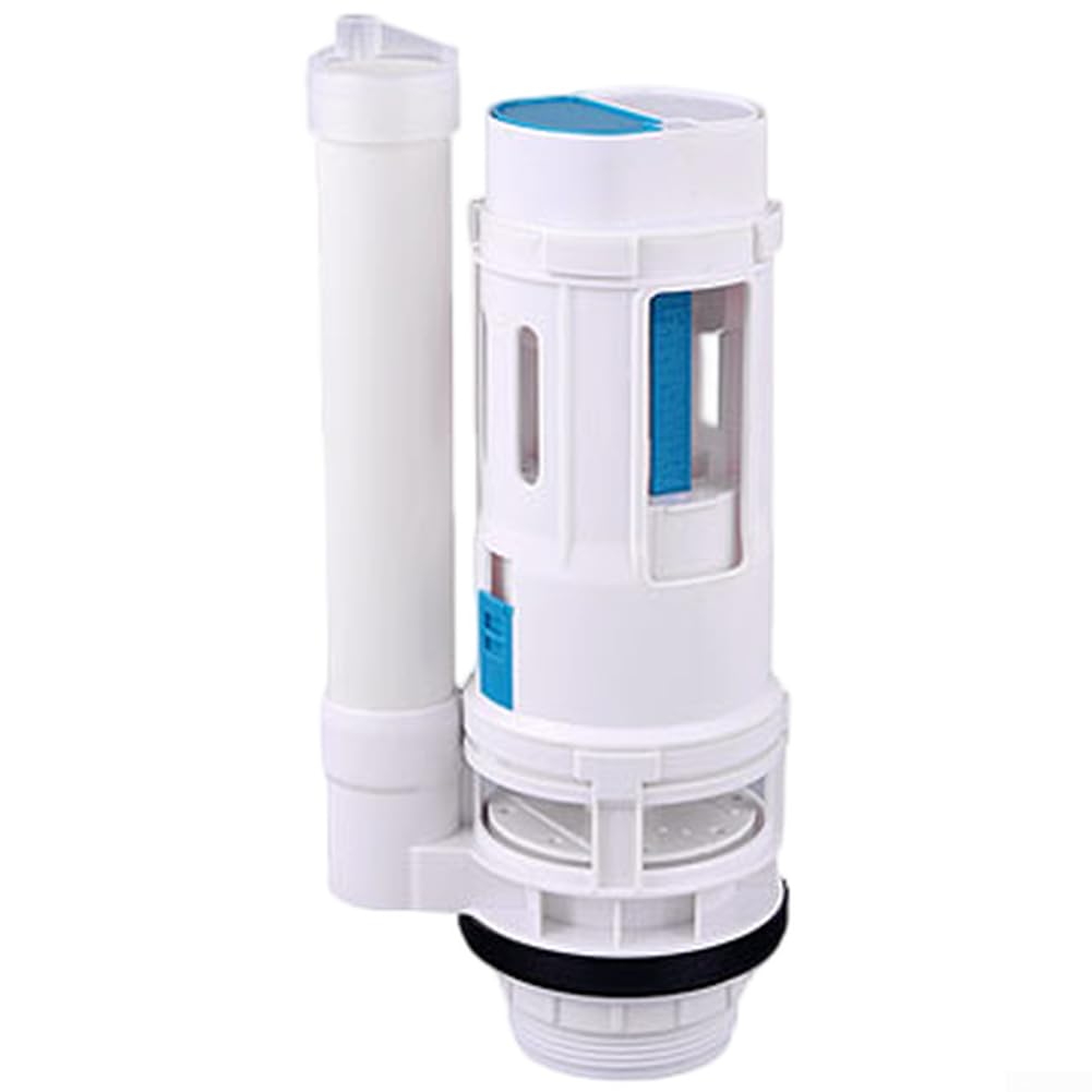 Replacement Dual Flush Valve for Split Toilet Tank Made from ABS Plastic Featuring Adjustable Flush Volume for Water Saving and Standard Fit (Split 21CM)