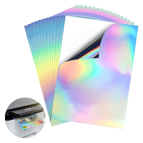 �z���O�������x���V�[�� �X�e�b�J�[�p�� 12�� ����ł��� �z���O���� �V�[�� A4�T�C�Y �z���O���t�B�b�N ���� �h�� ������ ���S�� �͂����� �g���₷�� DIY�X�e�b�J�[ �C���N�W�F�b�g/���[�U�[�v�����^�[�p