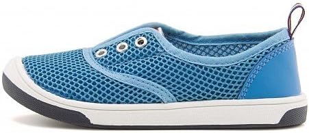 Amazon リー Lee 女の子 男の子 キッズ 子供靴 運動靴 通学靴 メッシュ スリッポン スニーカー 限定モデル 通気性 屈曲性 カジュアル デイリー トラベル ストリート 408 サックス 18 0cm Lee リー 運動靴 スニーカー