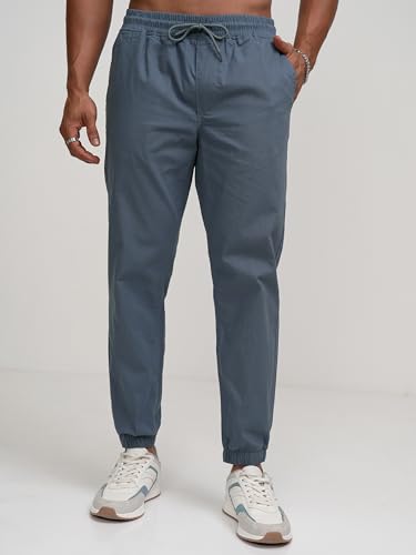 Image of Highlander Men's Cargo Jogger Trousers | Perfect for Casual Outings,Travel & Work Wear with Utility Pockets