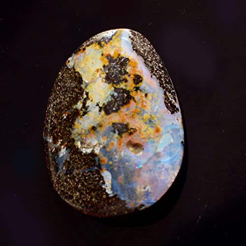Opale de feu australienne authentique gemme du Queensland 24 mm - 5