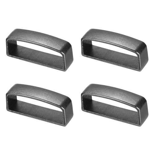 PATIKIL Belt Loop Keepers, Alloy Belt Strap Ring Men's Buckle for Craft Fixing