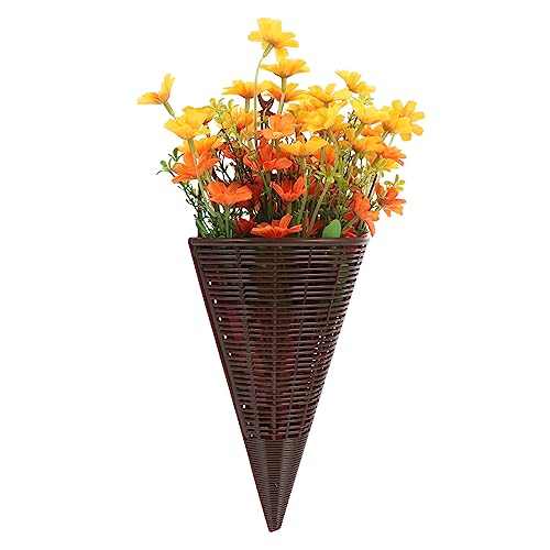 SUPVOX Ramo De Flores Artificiales Para Colgar En La Pared Decoración De Habitaciones Cestas Falsas Para Exteriores Casa De Muñecas Hortensias Flores Artificiales Para Interiores