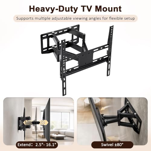 Outdoor TV Cabinet for 45"-55" TVs with LED & 3 Storage Compartments - image 6