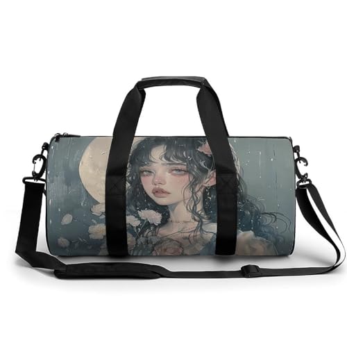 Sac de voyage en toile Behind Me Is The Moon, fini le manque de place au yoga