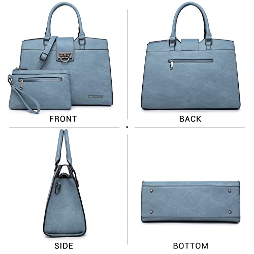 Bolso Satchel Monograma Dasein para Mujer Set 2 pzas miniatura 2