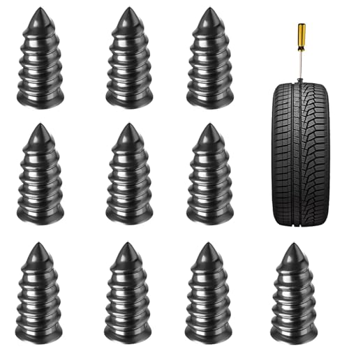 Image of Tire Repair Nail Tire Repair Rubber Screws Vacuum Tire Repair Tubeless Tools for Car Motorcycle Truck Scooter Bike Bicycle Tire Puncture Repair 10 Packs
