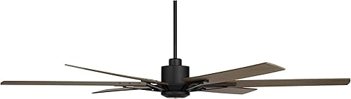 Miniatura 7 de Casa Vieja Ventilador grande Expedition de 72 pulgadas con mando a distancia, color negro mate