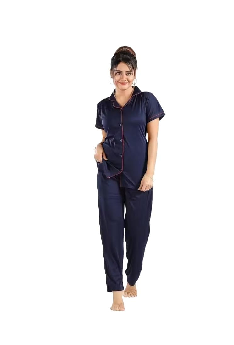 Sleep Well Sarina Nightsuit for Women | Trendy Stylish Night Set | Soft Comfortable Sleep Dress-picture-55