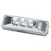 RoadPro RP1274CADL Amber LED Diamond Cut Lens Sealed Light with 2-Pin Plug-In Connection