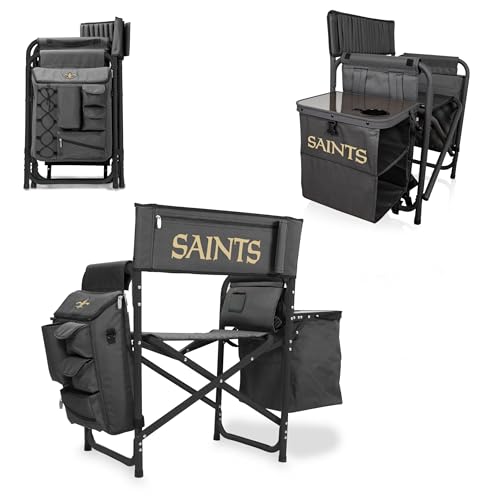 Image of Picnic TIME NFL Unisex-Adult NFL Fusion Camping Chair with Side Table and Soft Cooler, Beach Chair for Adults, Lawn Chair