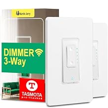 3 Way Smart Dimmer Switch من Martin Jerry | tasmota ESP8266 version ، متوافق مع Alexa مثل WiFi Light Switch Dimmer ، يعمل مع مساعد Google