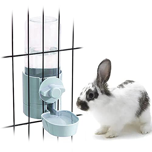 Abreuvoir pour lapins, cochons d'Inde, hamsters et autres petits animaux de 488 ml sans fuite, bol d'eau sans goutte pour petit animal de compagnie Oncpcare